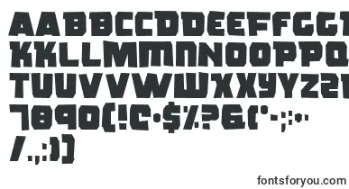  RogueHeroDistressed font