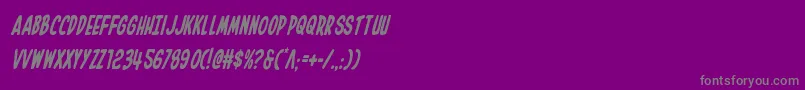 fuente Inhouseeditioncondital – Fuentes Grises Sobre Fondo Morado