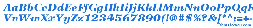 fuente WilkeLt96BlackItalic – Fuentes Azules Sobre Fondo Blanco