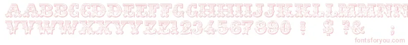 Jfringmaster Font – Pink Fonts on White Background