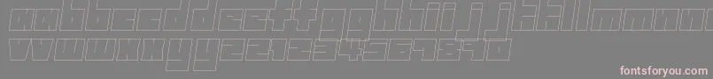 Freeze Font – Pink Fonts on Gray Background