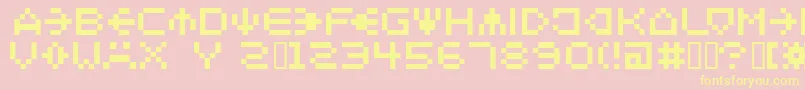 fuente Spaider – Fuentes Amarillas Sobre Fondo Rosa