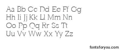 Mklatinlight Font