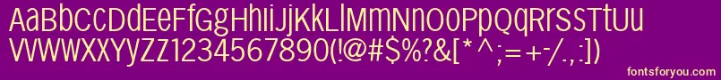 Lisätietoja Sansxhigh-fontista Sansxhigh-fontti – keltaiset fontit violetilla taustalla