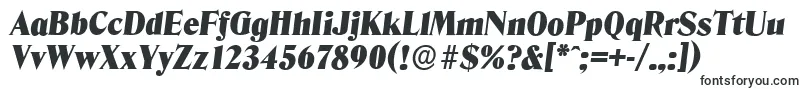 Czcionka DenverserialBlackItalic – rosta typografia