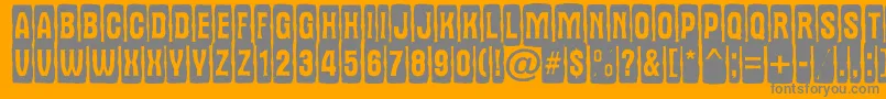 More about AAlternatitulcmjgg Font AAlternatitulcmjgg Font – Gray Fonts on Orange Background
