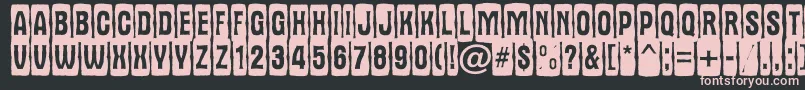 AAlternatitulcmjgg Font – Pink Fonts on Black Background