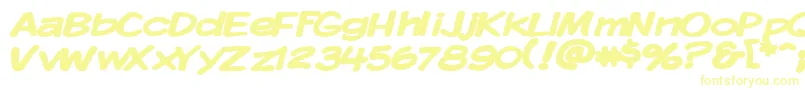 KomikaDisplayWideBold Font – Yellow Fonts