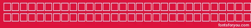フォントTalonitalRegular – 赤い背景に白い文字