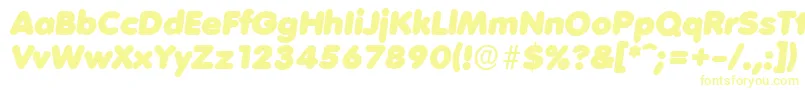 VolkswagenserialBlackItalic Font – Yellow Fonts