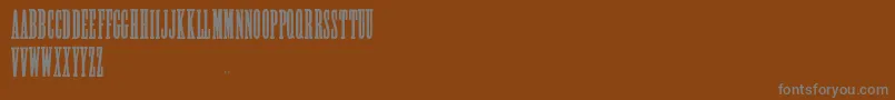 Шрифт AlycidonCondensed – серые шрифты на коричневом фоне