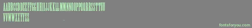 Шрифт AlycidonCondensed – зелёные шрифты на сером фоне