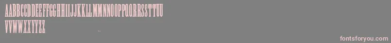 fuente AlycidonCondensed – Fuentes Rosadas Sobre Fondo Gris
