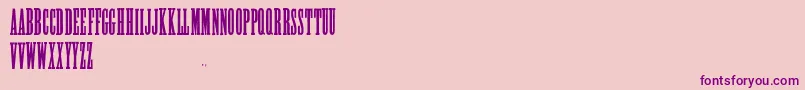 Шрифт AlycidonCondensed – фиолетовые шрифты на розовом фоне