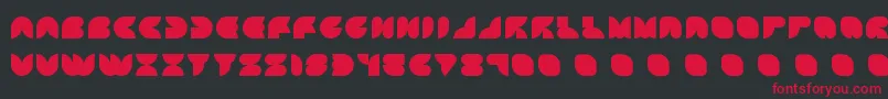 Attic ffy Font – Red Fonts on Black Background