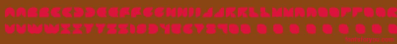 Attic ffy Font – Red Fonts on Brown Background