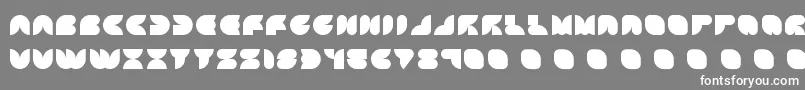 Attic ffy Font – White Fonts on Gray Background