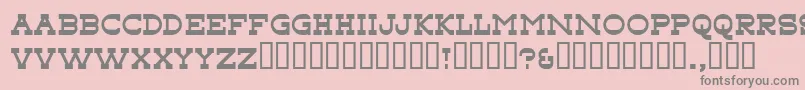 Tonky Font – Gray Fonts on Pink Background