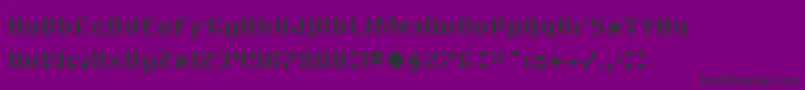 TwitchRc Font – Black Fonts on Purple Background