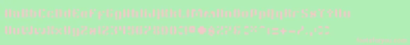 TwitchRc Font – Pink Fonts on Green Background