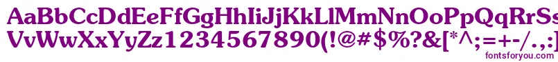 SouvenirstdDemi Font – Purple Fonts on White Background