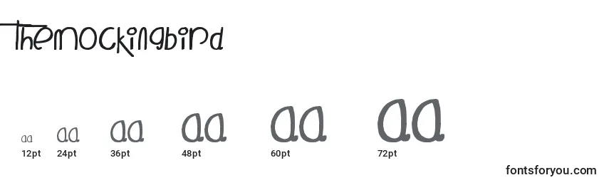 TheMockingBird Font Sizes