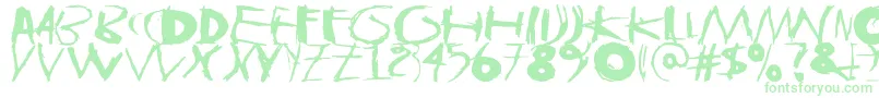 TasapainoaistiIso-Schriftart – Grüne Schriften