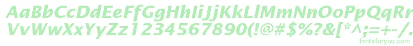 OfficetypesanscBolditalic Font – Green Fonts