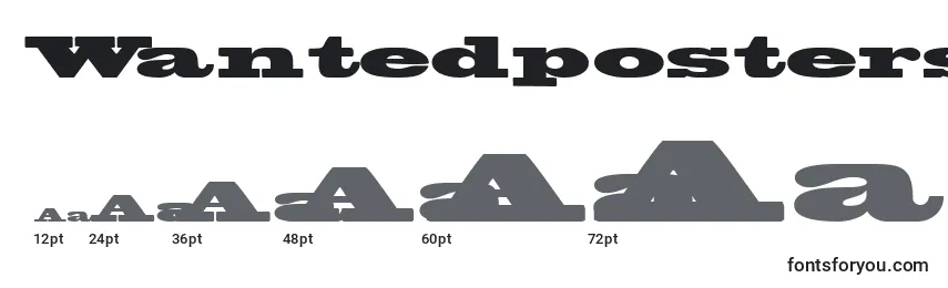Wantedposterssk Font Sizes