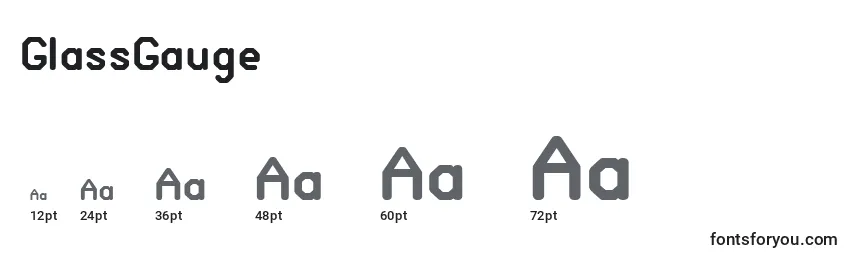 GlassGauge Font Sizes