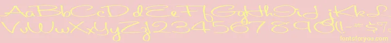 Más sobre la fuente Aboutface33RegularTtext fuente Aboutface33RegularTtext – Fuentes Amarillas Sobre Fondo Rosa
