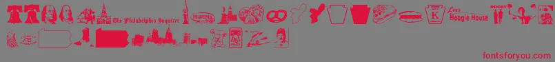 Más sobre la fuente PhillyDings fuente PhillyDings – Fuentes Rojas Sobre Fondo Gris