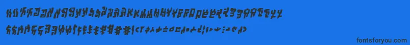 SquiznorbbBold-fontti – mustat fontit sinisellä taustalla