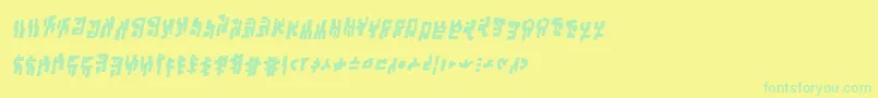 Lisätietoja SquiznorbbBold-fontista SquiznorbbBold-fontti – vihreät fontit keltaisella taustalla