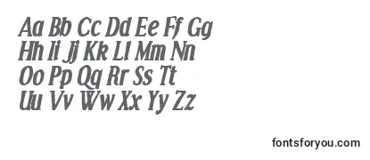 Обзор шрифта EffloresceinkItalic