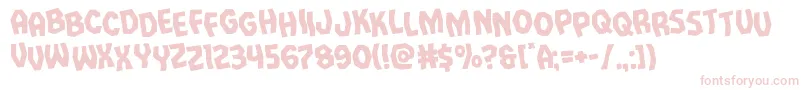 Vampirebridestagrotate Font – Pink Fonts on White Background