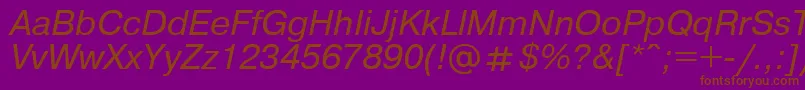 Más sobre la fuente UkrainianpragmaticaItalic fuente UkrainianpragmaticaItalic – Fuentes Marrones Sobre Fondo Morado