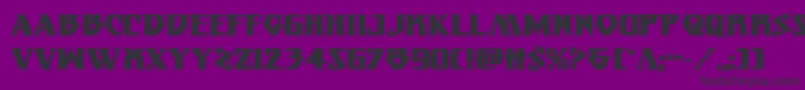 Eternalknightbold-fontti – mustat fontit violetilla taustalla