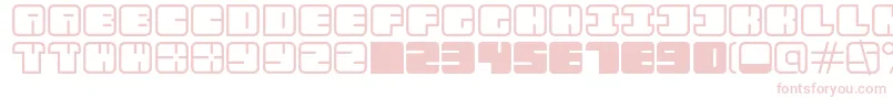 Шрифт AarRegular – розовые шрифты