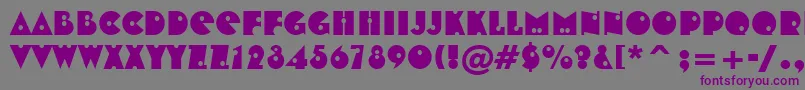 ShotgunBt-Schriftart – Violette Schriften auf grauem Hintergrund