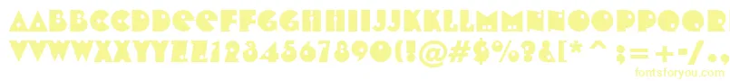 ShotgunBt-Schriftart – Gelbe Schriften