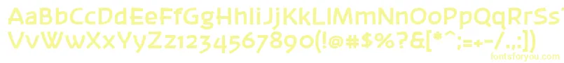Шрифт Banksb20 – жёлтые шрифты