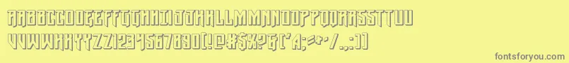 Подробнее о шрифте Wintersolstice3D Шрифт Wintersolstice3D – серые шрифты на жёлтом фоне