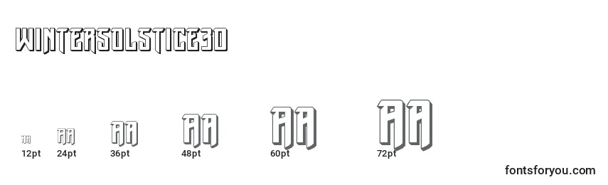 Wintersolstice3D Font Sizes