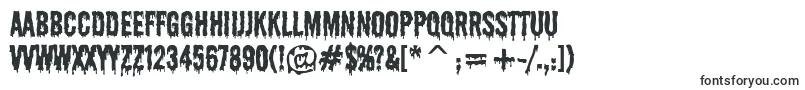 Шрифт Shlop – необычные шрифты