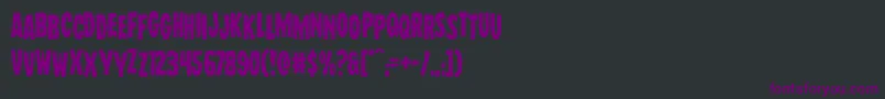 Wolfbrothersstag Font – Purple Fonts on Black Background