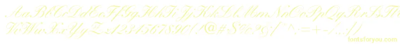 Więcej informacji o czcionce Heatherscriptc Czcionka Heatherscriptc – żółte czcionki