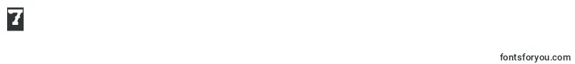 BillyTheKidInverse Font – Fonts for Digit 7
