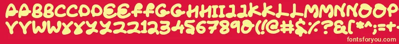 More about LoveTheFonts Font LoveTheFonts Font – Yellow Fonts on Red Background