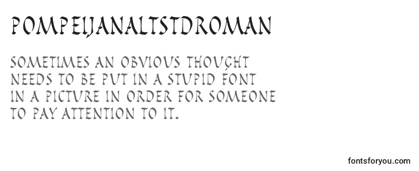 PompeijanaltstdRoman Font